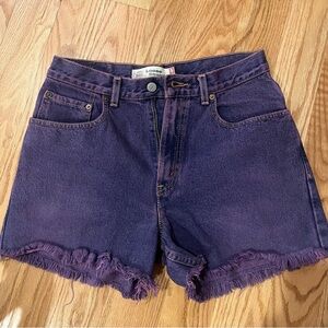 Levi's Deep Purple Jean Shorts Size 8-10